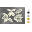 Набор чипбордов Botany exotic 10х15 см №720 Серебряный