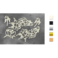 Набір чіпбордів Peony Garden 10х15 см №728 Срібний