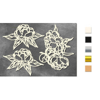 Набір чіпбордів Peony Garden 10х15 см №730 Золото