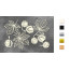 Набор чипбордов Autumn botanical diary 10х15 см №735 Серебряный