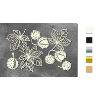 Набор чипбордов Autumn botanical diary 10х15 см №735 Золото