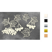 Набор чипбордов Autumn botanical diary 10х15 см №736 Молочный