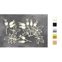 Набор чипбордов Autumn botanical diary 10х15 см №737 Молочный