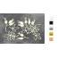Набір чіпбордів Autumn botanical diary 10х15 см №737 Срібний