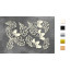 Набір чіпбордів Autumn botanical diary 10х15 см №738 Срібний