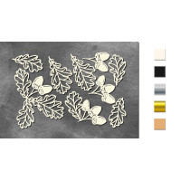 Набір чіпбордів Autumn botanical diary 10х15 см №738 Золото