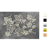 Набор чипбордов Autumn botanical diary 10х15 см №740 Молочный