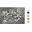Набір чіпбордів Autumn botanical diary 10х15 см №740 Молочний