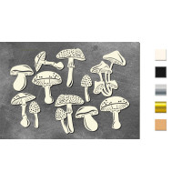 Набор чипбордов Autumn botanical diary 10х15 см №742 Золото