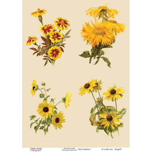 Декупажная карта №0421,, 21 см x 29,7 см