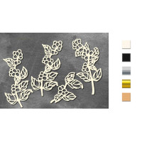 Набір чіпбордів Winter botanical diary 10х15 см №755 Молочний