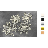 Набір чіпбордів Winter botanical diary 10х15 см №757 Золото