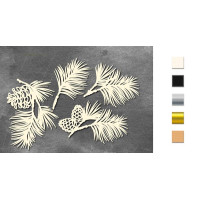 Набір чіпбордів Winter botanical diary 10х15 см №759 Чорний