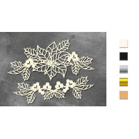 Набір чіпбордів Winter botanical diary 10х15 см №762 Срібний