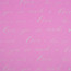 Лист крафт бумаги с рисунком Надпись Love you на розовом 30х30 см