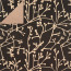 Лист крафт паперу з малюнком Гілки на чорному 30х30 см
