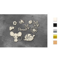 Набір чіпбордів Happy mouse day 10х15 см №791 Золото