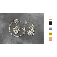 Набір чіпбордів Inspired by Ukraine 10х15 см №802 Дерево
