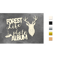 Набір чіпбордів Forest life 10х15 см №805 Молочний