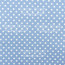 Відріз тканини 25х55 Горошок на блакитному