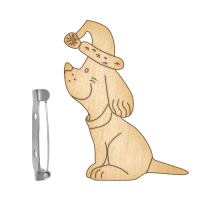 Заготівля для брошки №030 Собака-9