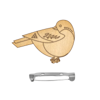 Заготовка для броши №013 Птичка-2