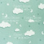 Відріз тканини 35х70 М'ятні хмари