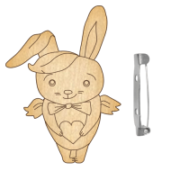 Заготовка для броши №049 Зайчик-2