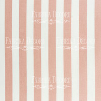 Отрез ткани 35х70 Бело-розовые полосы