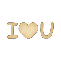 Заготовка для декорирования 140 I love you