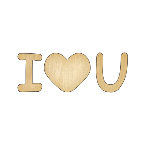 Заготовка для декорирования 140 I love you