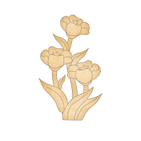 Заготовка для декорування 148 Квіти-1