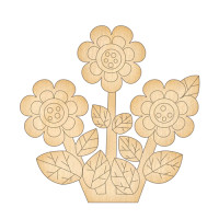 Заготовка для декорування 151 Квіти-4