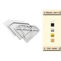 Набор заготовок для шейкеров Кристалл 10x7,3 Молочный