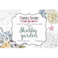 Набір листівок для розфарбовування маркерами Shabby gardEN (англ) EN (англ) 8 шт 10х15 см Набір листівок для розфарбовування маркерами Shabby gardEN (англ) EN (англ) 8 шт 10х15 см