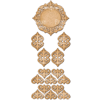 Набор декоративных элементов №102