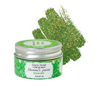 Фарба з глітером Shimmer paint Смарагд 30 мл