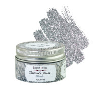 Фарба з глітером Shimmer paint Срібло 30 мл