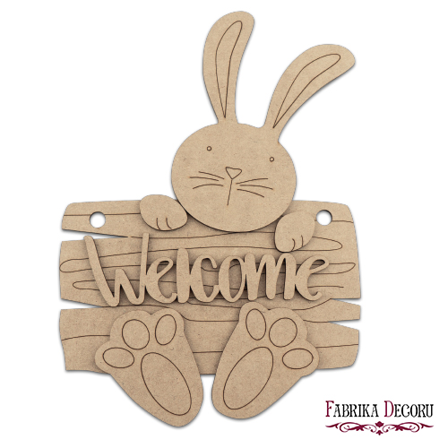Заготовка для декорирования Welcome -1 №126