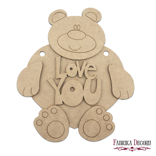 Заготівля для декорування Love you 1 №129