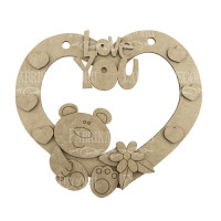 Заготівля для декорування Love you 3 №133