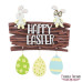 Заготівля для декорування Happy Easter 2 №148