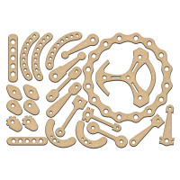 Набір декоративних елементів №201