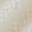 Аркуш одностороннього паперу з фольгуванням Golden Delicate Leaves Gray, 30,5 х 30,5 см