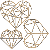 Набор декоративных элементов №254