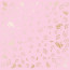 Лист односторонней бумаги с фольгированием Golden Dill Pink, 30,5 см х 30,5 см