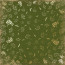 Лист односторонней бумаги с фольгированием Golden Dill Botany summer Green, 30,5 см х 30,5 см