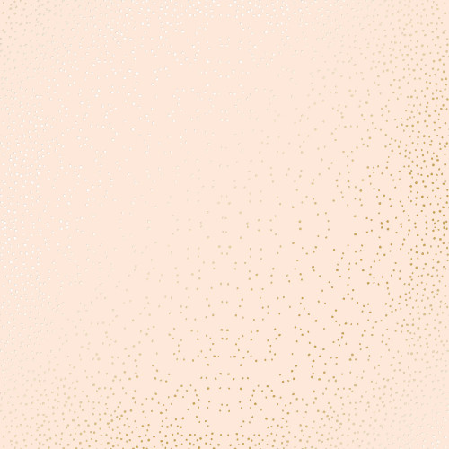 Лист односторонней бумаги с фольгированием Golden Mini Drops Beige, 30,5 см х 30,5 см
