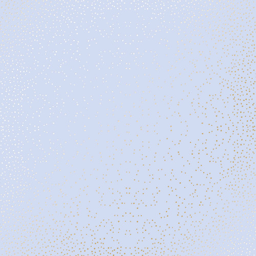Лист односторонней бумаги с фольгированием Golden Mini Drops Purple, 30,5 см х 30,5 см