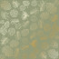 Лист одностороннього паперу з фольгуванням Golden Tropical Leaves Olive, 30,5 х 30,5 см
